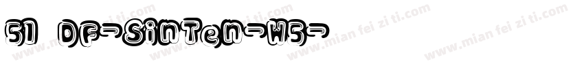 51 DF-SinTen-W5字体转换